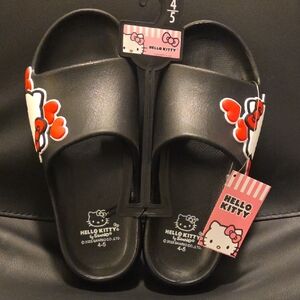 Hello Kitty Black and Red Sandals